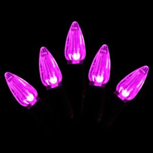 Purple C3 LED light string